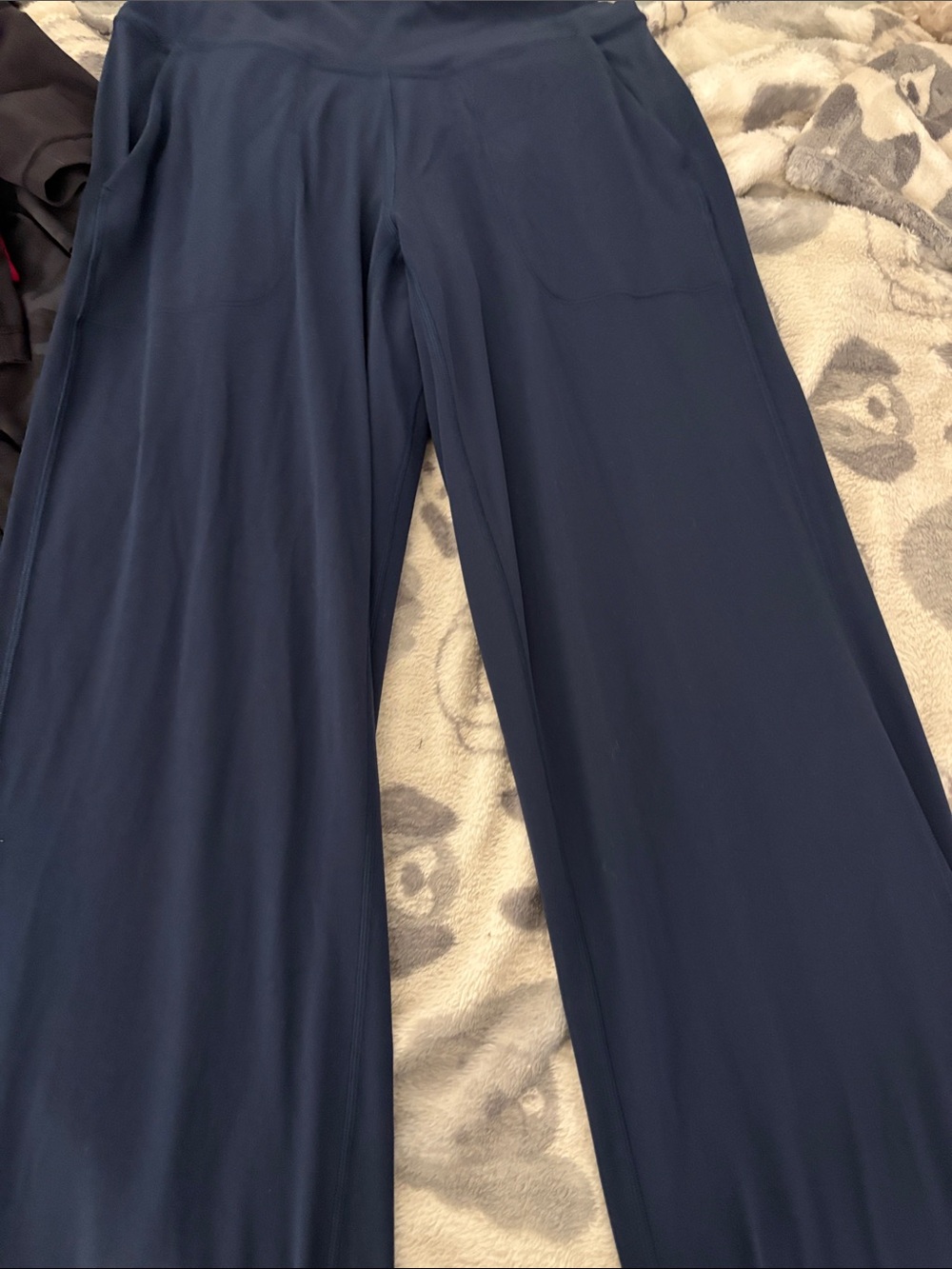 lululemon athletica Wide-Leg Dark Navy Flow Pants